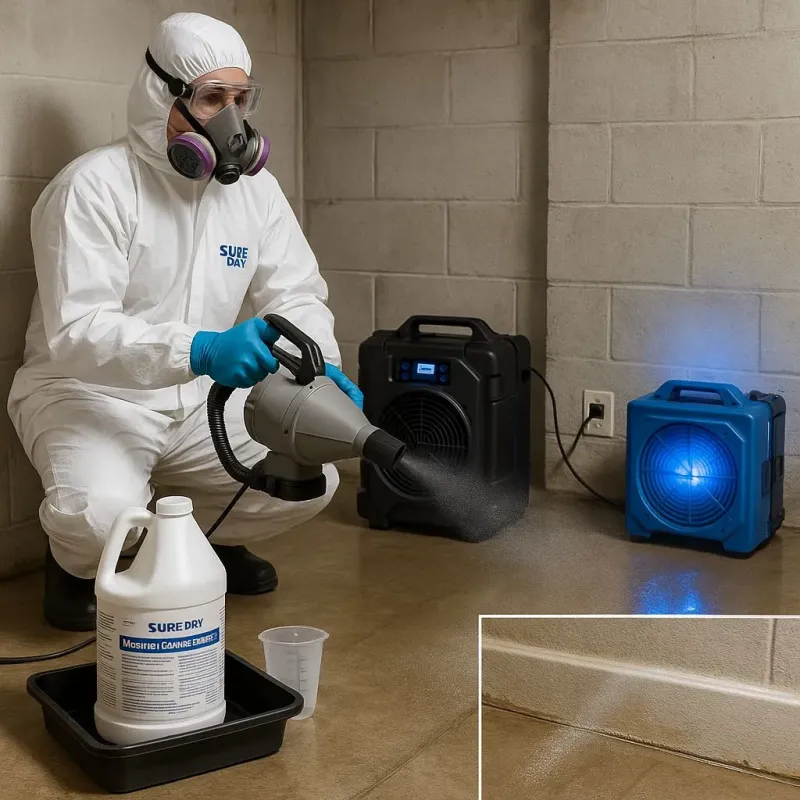 Sanitization and Odor Removal process in Giles County, VA